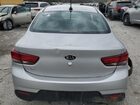 2020 Kia Rio Lx Silver vin: 3KPA24AD4LE282744