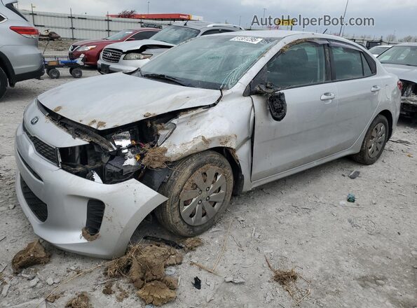 3KPA24AD4LE282744 2020 KIA RIO Silver Vista tres cuartos delantera izquierda