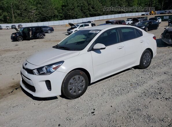 3KPA24AD4LE358169 2020 KIA RIO Белый Передняя левая четверть