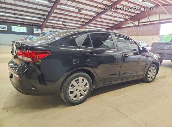 3KPA24AD4ME400793 2021 KIA RIO Черный Задняя правая четверть