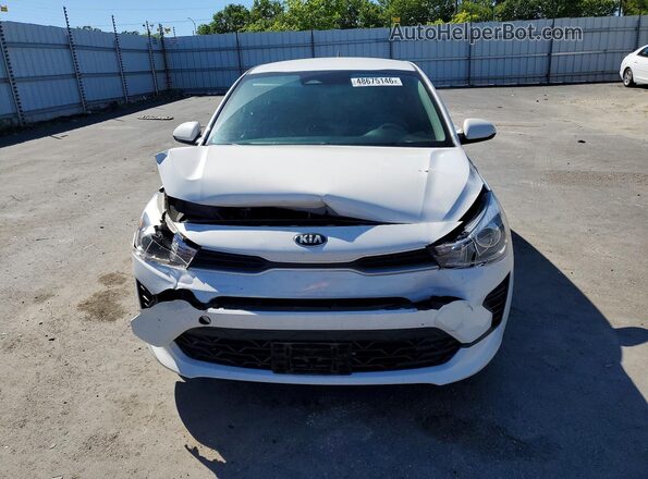 3KPA24AD4ME425354 2021 KIA RIO White წინა ხედი