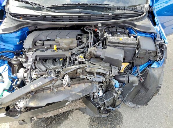 3KPA24AD4PE618706 2023 KIA RIO Blue Rear interior view