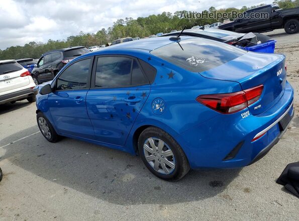 3KPA24AD4PE618706 2023 KIA RIO Blue Rear left