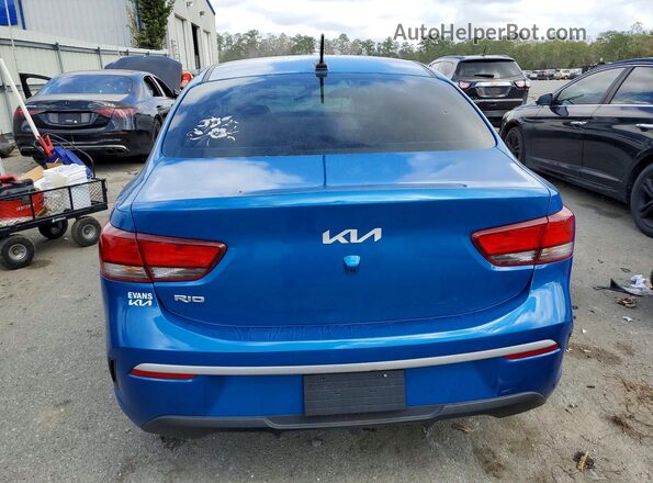 3KPA24AD4PE618706 2023 KIA RIO Blue Rear view