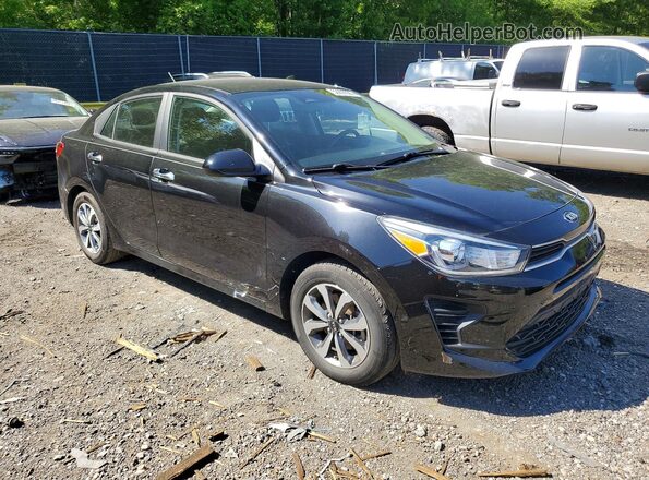 3KPA24AD5ME397662 2021 KIA RIO Black Przód prawy