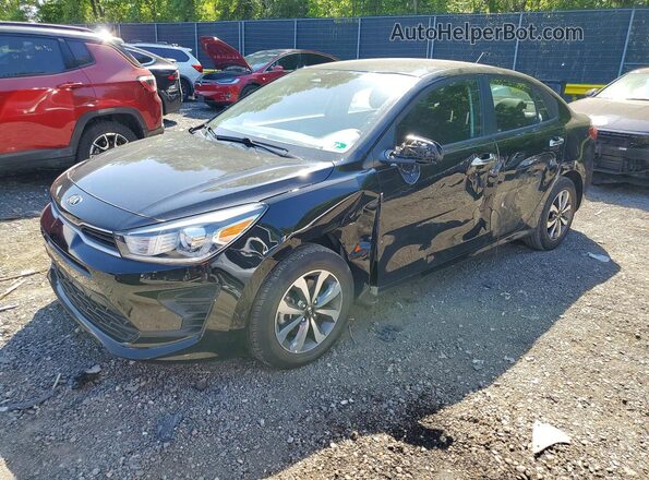 3KPA24AD5ME397662 2021 KIA RIO Black Przód lewy