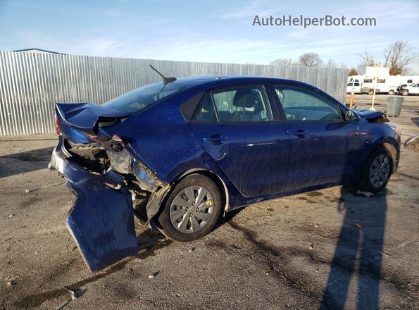 3KPA24AD6LE330163 2020 KIA RIO Синий Задняя правая четверть