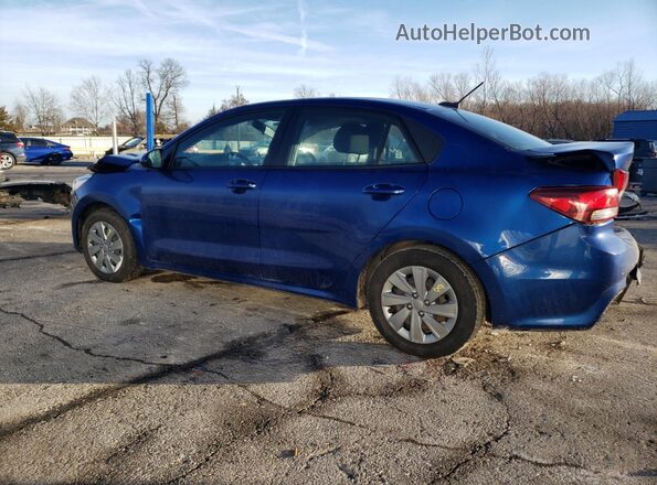 3KPA24AD6LE330163 2020 KIA RIO Синий Задняя левая четверть