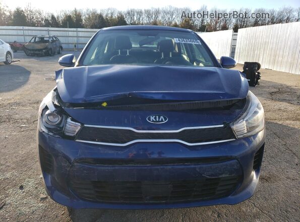 3KPA24AD6LE330163 2020 KIA RIO Синий Вид спереди