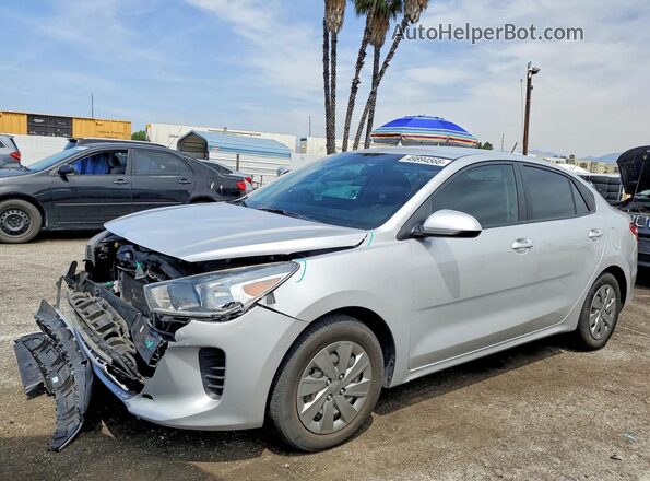 3KPA24AD7LE312304 2020 KIA RIO Серебряный Передняя левая четверть