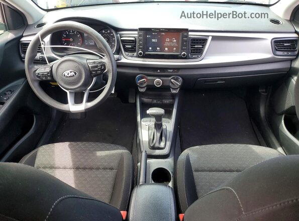 3KPA24AD7LE312304 2020 KIA RIO Серебряный Вид панели приборов