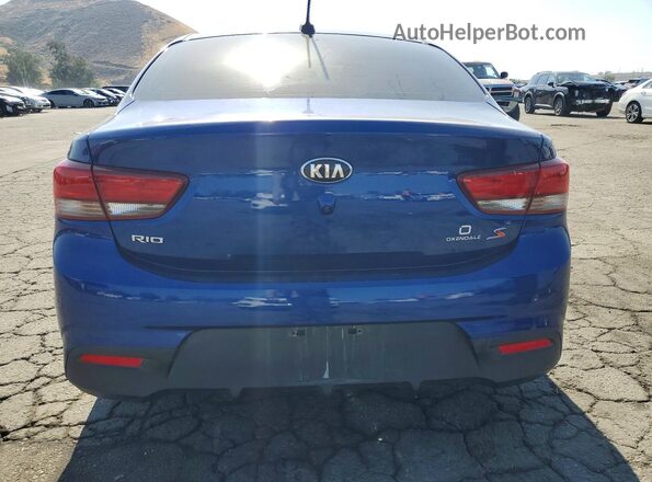 3KPA24AD7LE359946 2020 KIA RIO Синий Вид сзади