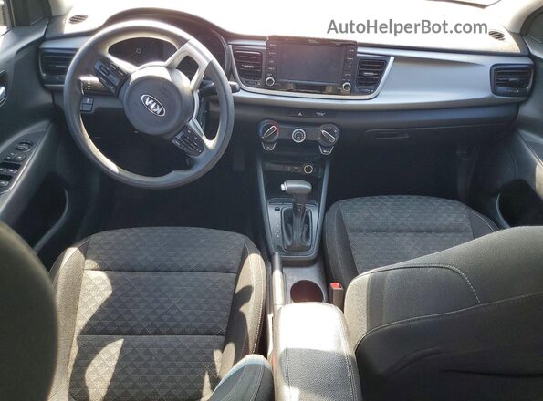 3KPA24AD7LE359946 2020 KIA RIO Синий Вид панели приборов
