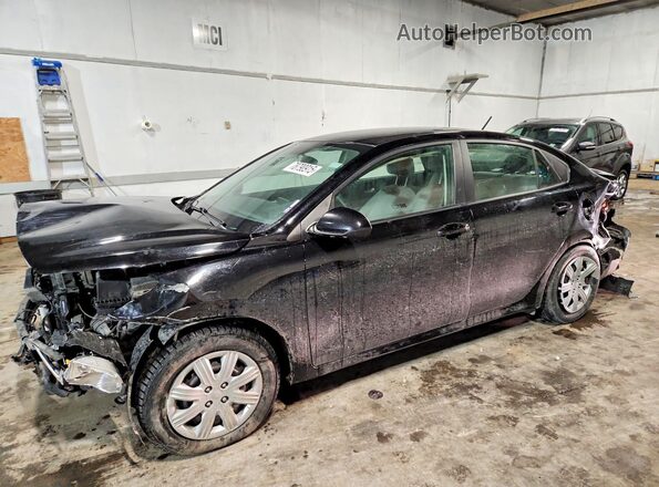 3KPA24AD7NE431120 2022 KIA RIO Черный Передняя левая четверть