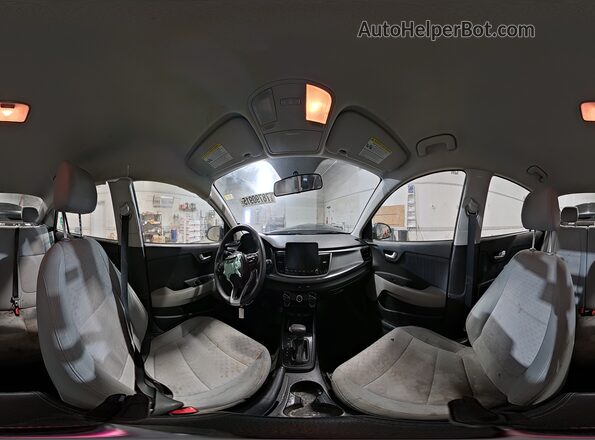 3KPA24AD7NE431120 2022 KIA RIO Черный Вид наклейки с VIN-кодом