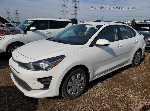 3KPA24AD7NE433773 2022 KIA RIO White Przód lewy