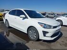 2022 Kia Rio S White vin: 3KPA24AD7NE478857