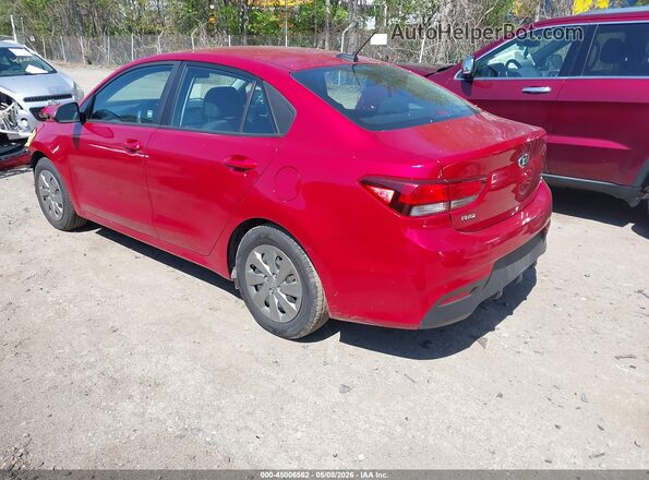 3KPA24AD8LE279085 2020 KIA RIO Красный Задняя левая четверть