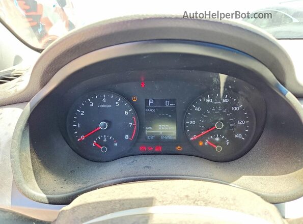 3KPA24AD8LE295836 2020 KIA RIO White Instrument cluster view