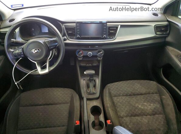 3KPA24AD8LE334943 2020 KIA RIO Белый Вид панели приборов