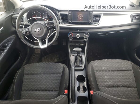 3KPA24AD8LE335591 2020 KIA RIO Черный Вид панели приборов