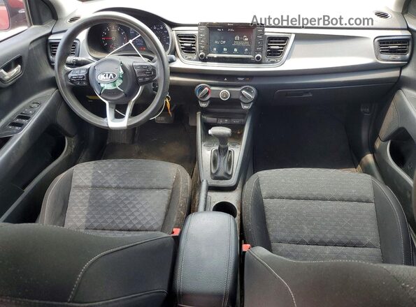 3KPA24AD8LE337776 2020 KIA RIO Red Առջևի վահանակի տեսք