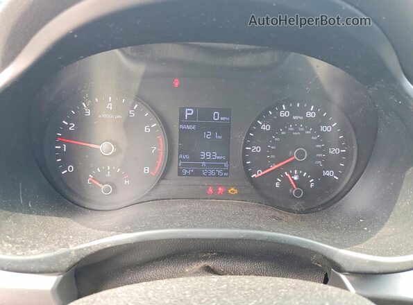 3KPA24AD8LE337776 2020 KIA RIO Red Սարքավորումների վահանակի տեսք
