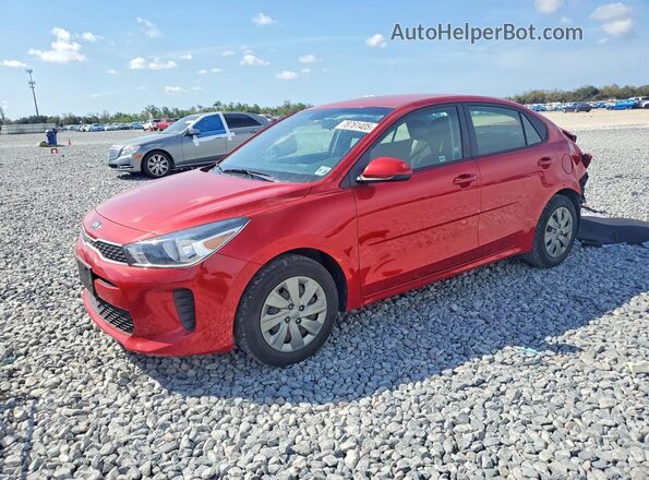 3KPA24AD8LE358479 2020 KIA RIO Красный Передняя левая четверть