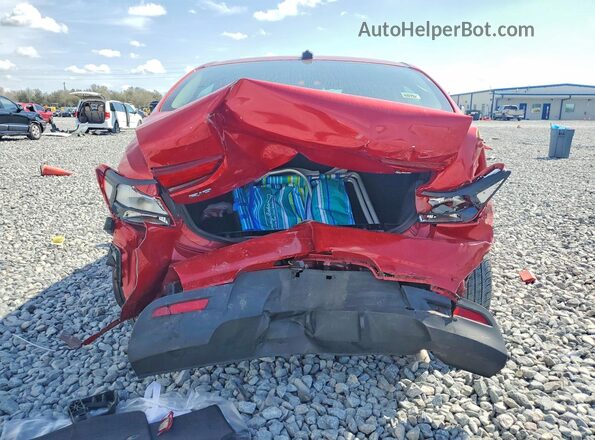 3KPA24AD8LE358479 2020 KIA RIO Красный Вид сзади