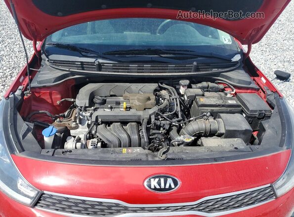 3KPA24AD8LE358479 2020 KIA RIO Красный Вид задней части салона