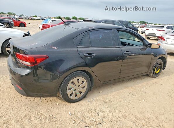 3KPA24AD9LE328262 2020 KIA RIO Black უკანა მარჯვენა