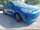 2022 Kia Rio S Синий vin: 3KPA24AD9NE442393