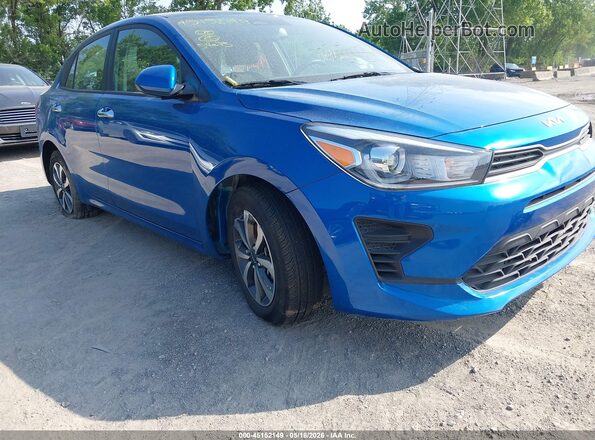 3KPA24AD9NE442393 2022 KIA RIO Синий Вид спереди