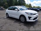 2022 Kia Rio Lx White vin: 3KPA24AD9NE463454