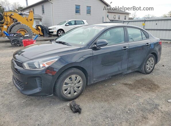 3KPA24ADXLE279847 2020 KIA RIO Черный Передняя левая четверть