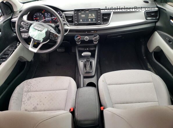 3KPA24ADXLE359245 2020 KIA RIO Black Widok deski rozdzielczej