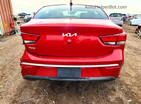 3KPA24ADXPE516875 2023 KIA RIO Red Հետևի տեսք