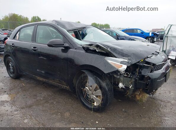3KPA25AB2JE089557 2018 KIA RIO Black Delantero derecho