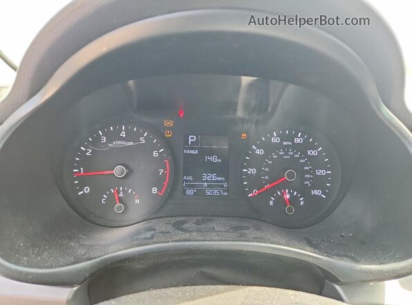 3KPA25AB3JE089552 2018 KIA RIO Черный Вид щитка приборов