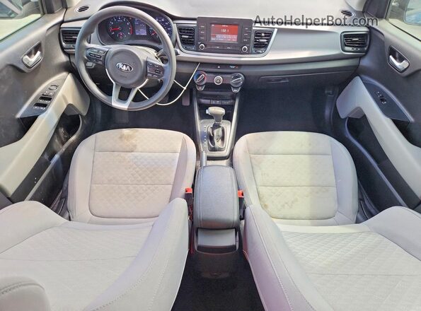 3KPA25AB3JE089552 2018 KIA RIO Черный Вид панели приборов