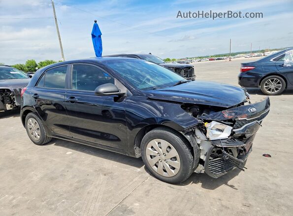 3KPA25AB3JE089552 2018 KIA RIO Черный Передняя правая четверть