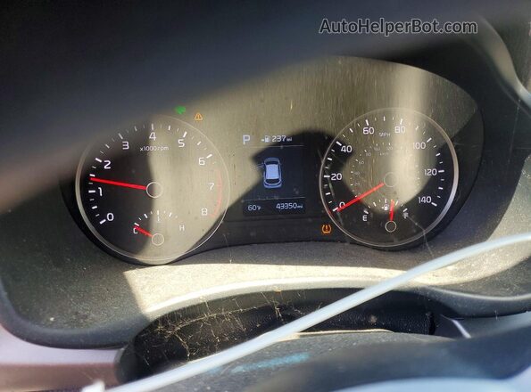 3KPA25AD3LE333396 2020 KIA RIO Black Widok zestawu wskaźników