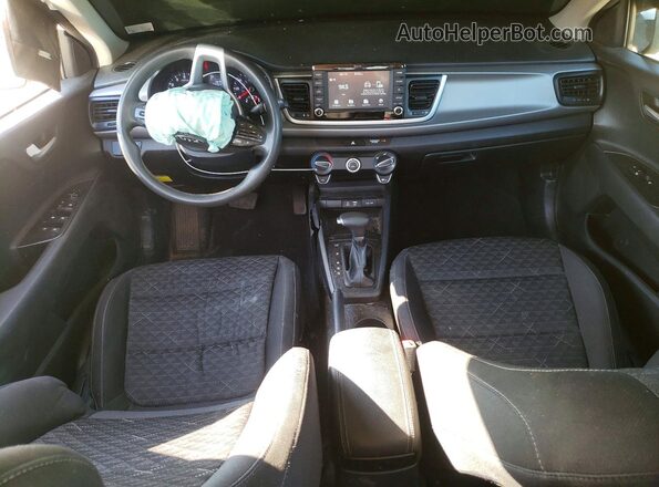 3KPA25AD4LE312153 2020 KIA RIO White Vista del salpicadero