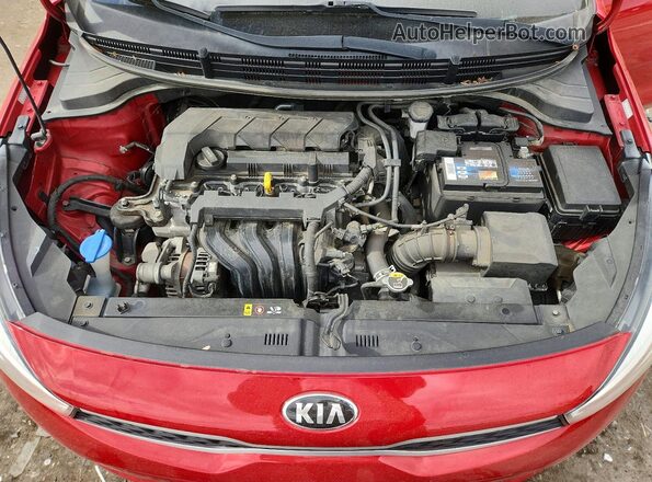 3KPA25AD5LE288817 2020 KIA RIO Красный Вид задней части салона