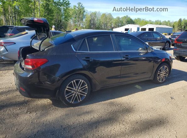 3KPA34AB7JE076830 2018 KIA RIO Черный Задняя правая четверть