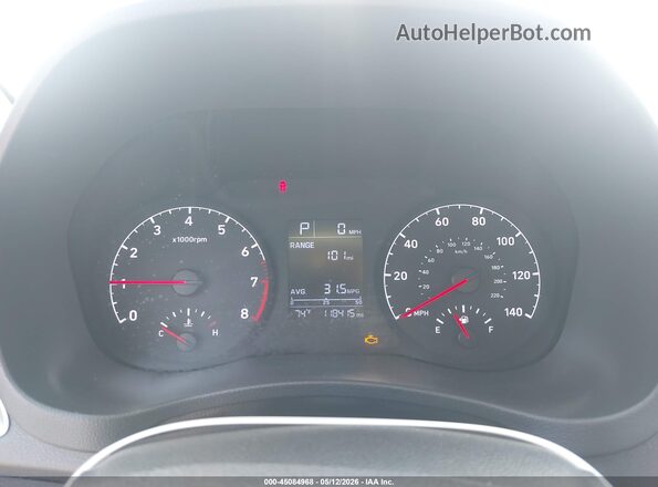 3KPC24A30JE014237 2018 HYUNDAI ACCENT Silver უკანა სავარძლების ხედი