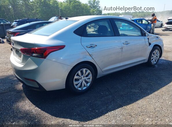 3KPC24A30JE034004 2018 HYUNDAI ACCENT Silver უკანა მარჯვენა
