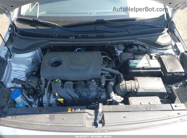 3KPC24A30JE034004 2018 HYUNDAI ACCENT Silver უკანა ხედი