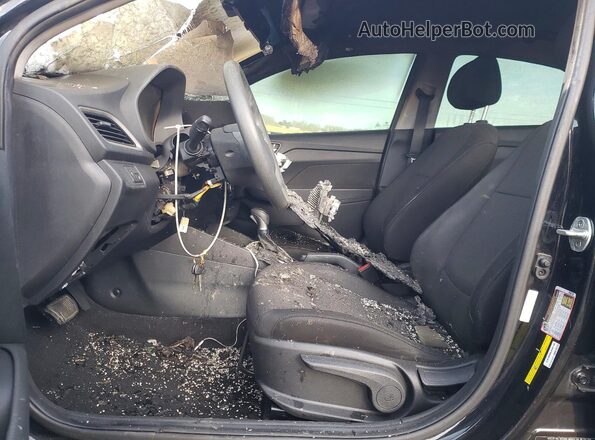 3KPC24A30KE055260 2019 HYUNDAI ACCENT Черный Вид салона спереди