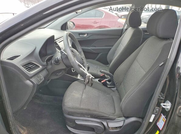 3KPC24A33KE065636 2019 HYUNDAI ACCENT Черный Вид салона спереди